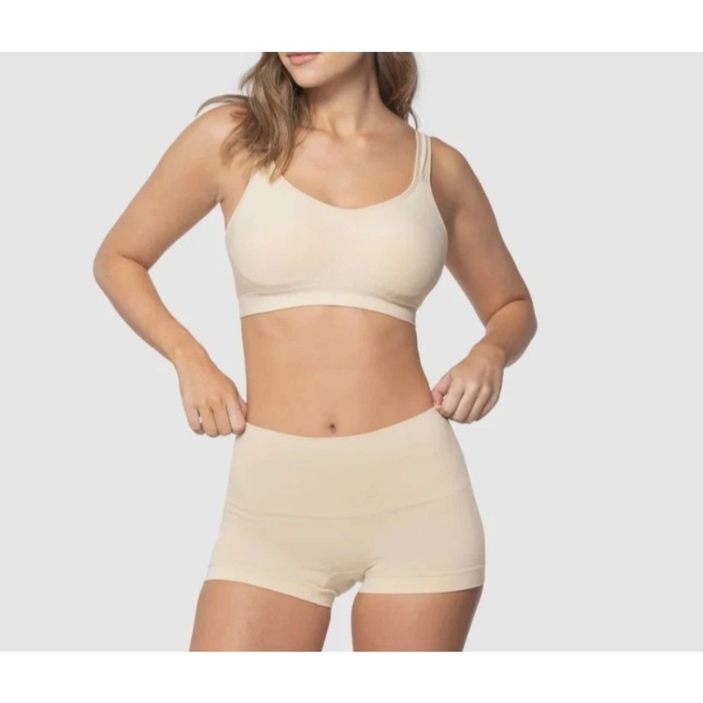 UNDEROUTFIT Smoothing At Waist Boyshort Sand XL,  X-Large 330 Beige NWOT